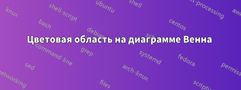 Цветовая область на диаграмме Венна