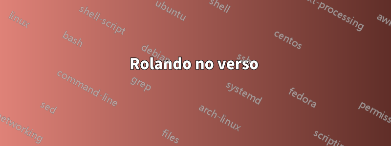 Rolando no verso