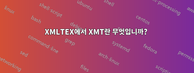 XMLTEX에서 XMT란 무엇입니까?