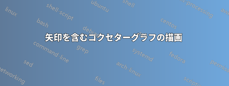 矢印を含むコクセターグラフの描画