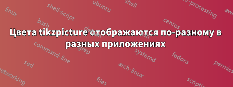 Цвета tikzpicture отображаются по-разному в разных приложениях