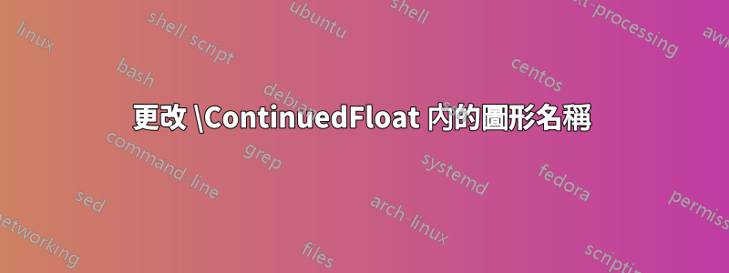 更改 \ContinuedFloat 內的圖形名稱