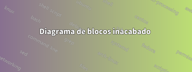 Diagrama de blocos inacabado