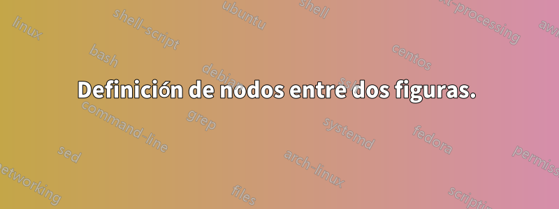 Definición de nodos entre dos figuras.