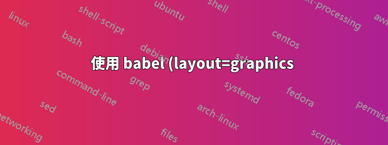 使用 babel (layout=graphics) 發出易碎盒子(tcolorbox 包)