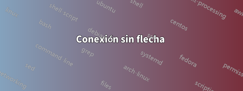 Conexión sin flecha