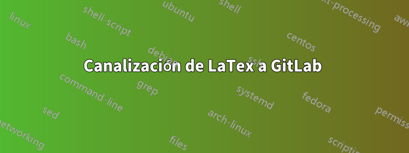 Canalización de LaTex a GitLab