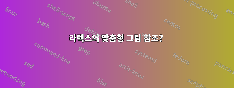 라텍스의 맞춤형 그림 참조?