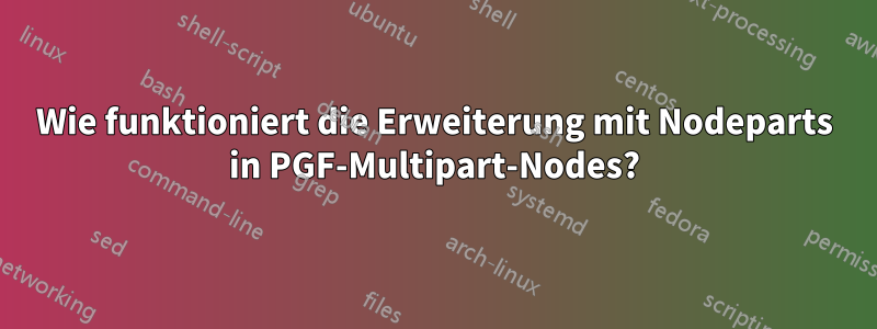 Wie funktioniert die Erweiterung mit Nodeparts in PGF-Multipart-Nodes?