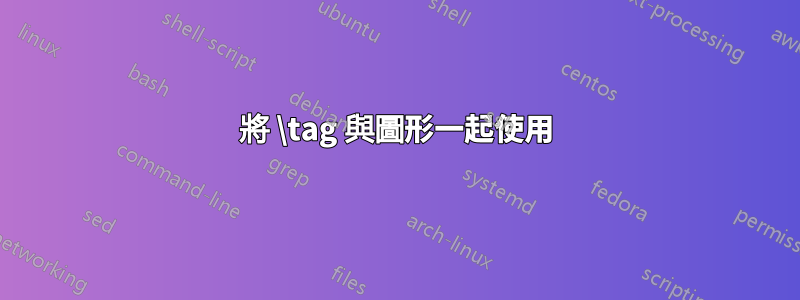 將 \tag 與圖形一起使用