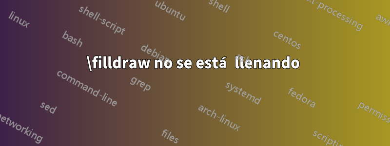 \filldraw no se está llenando