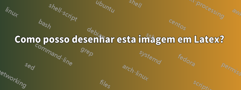 Como posso desenhar esta imagem em Latex?