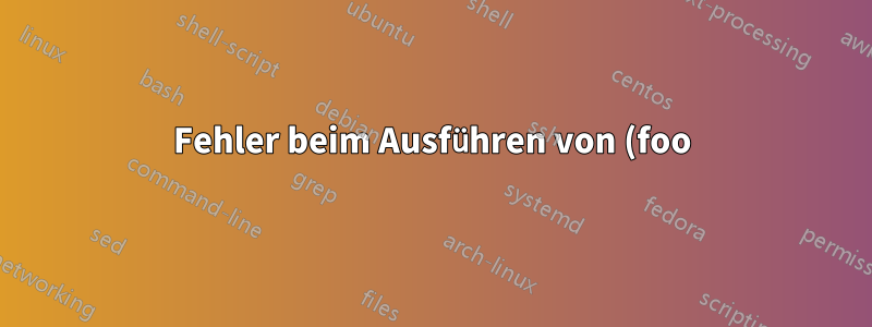 Fehler beim Ausführen von (foo)tex unter Linux: „undefiniertes Symbol: kpathsea_cnf_line_env_progname“