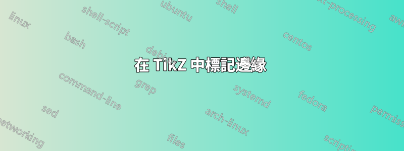 在 TikZ 中標記邊緣