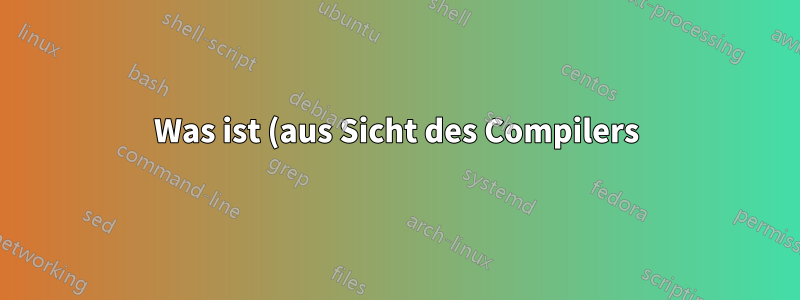 Was ist (aus Sicht des Compilers) der „richtige Weg“, eine Zeile mit einem \ref{} zu beginnen?
