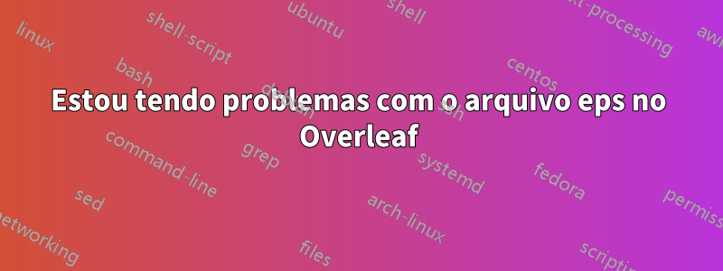 Estou tendo problemas com o arquivo eps no Overleaf