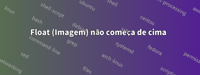 Float (Imagem) não começa de cima 