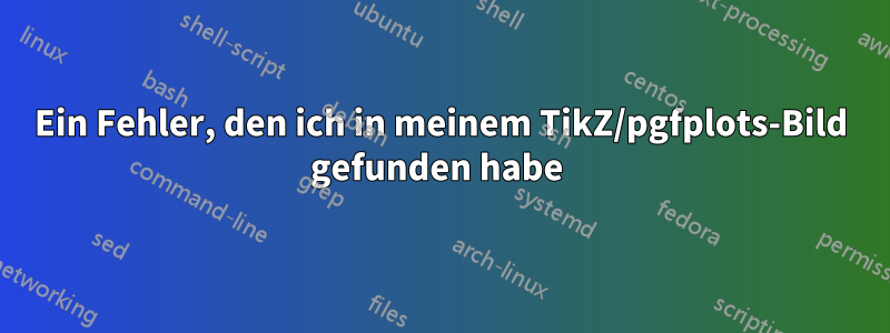 Ein Fehler, den ich in meinem TikZ/pgfplots-Bild gefunden habe 