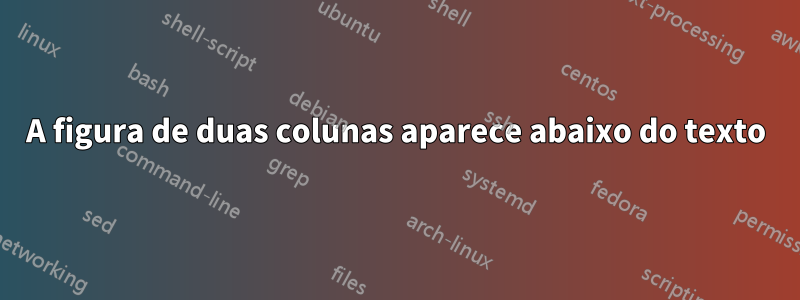 A figura de duas colunas aparece abaixo do texto