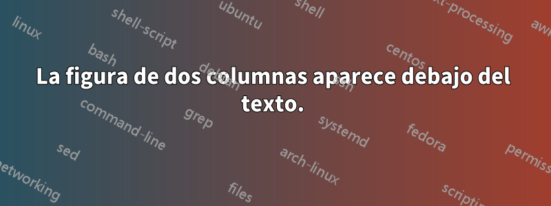 La figura de dos columnas aparece debajo del texto.