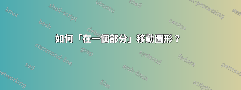如何「在一個部分」移動圖形？ 