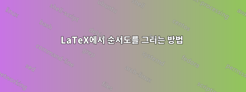 LaTeX에서 순서도를 그리는 방법