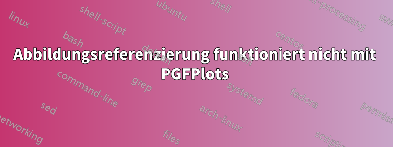 Abbildungsreferenzierung funktioniert nicht mit PGFPlots