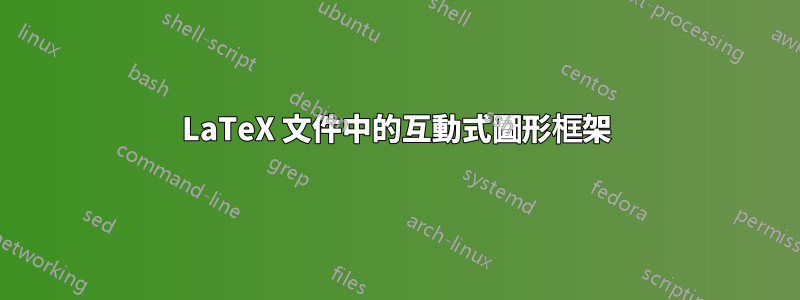 LaTeX 文件中的互動式圖形框架