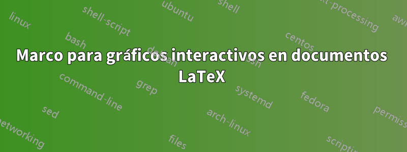 Marco para gráficos interactivos en documentos LaTeX