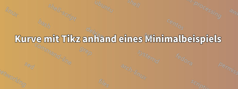 Kurve mit Tikz anhand eines Minimalbeispiels