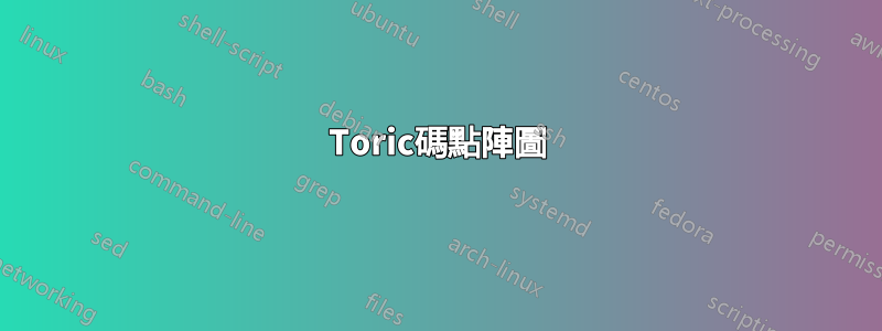 Toric碼點陣圖
