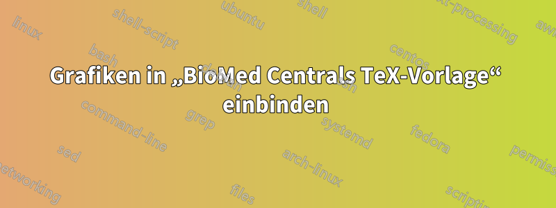 Grafiken in „BioMed Centrals TeX-Vorlage“ einbinden