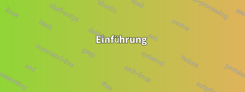 Einführung