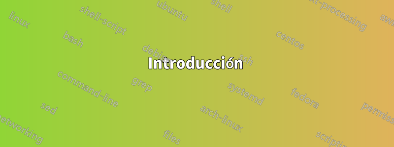 Introducción
