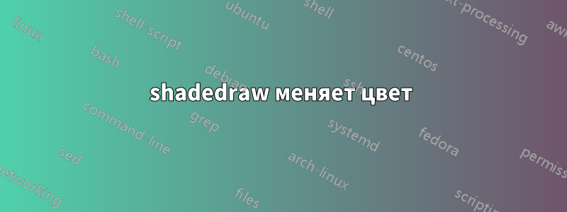 shadedraw меняет цвет