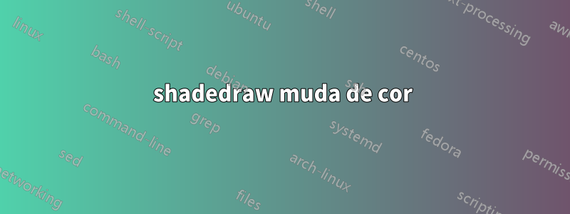 shadedraw muda de cor