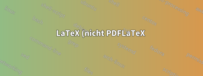 LaTeX (nicht PDFLaTeX) in Miktex aufrufen