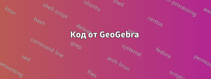 Код от GeoGebra