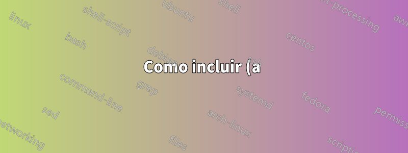 Como incluir (a) PDF de várias páginas em segundo plano