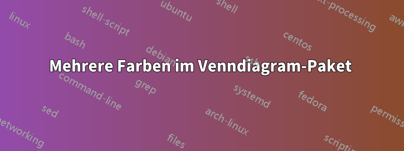 Mehrere Farben im Venndiagram-Paket