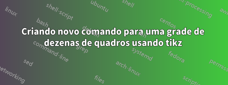 Criando novo comando para uma grade de dezenas de quadros usando tikz