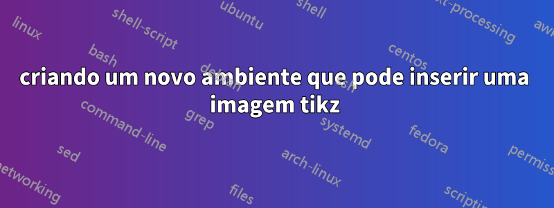 criando um novo ambiente que pode inserir uma imagem tikz