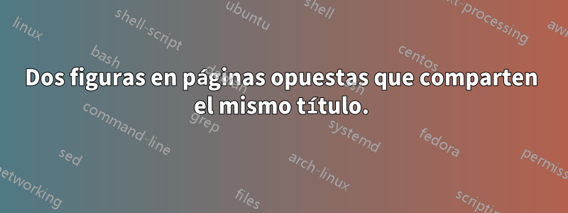 Dos figuras en páginas opuestas que comparten el mismo título.