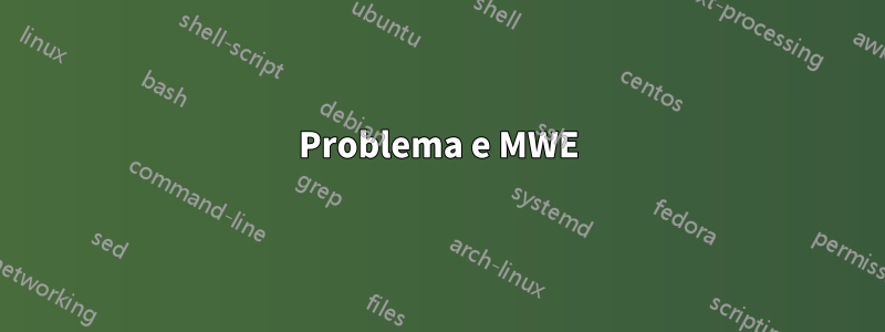 Problema e MWE