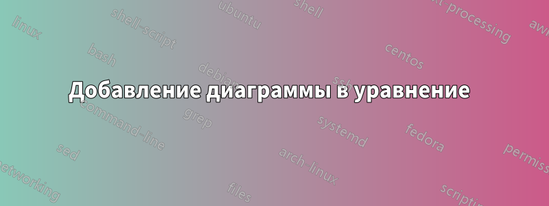 Добавление диаграммы в уравнение 
