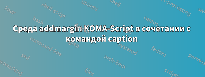 Среда addmargin KOMA-Script в сочетании с командой caption