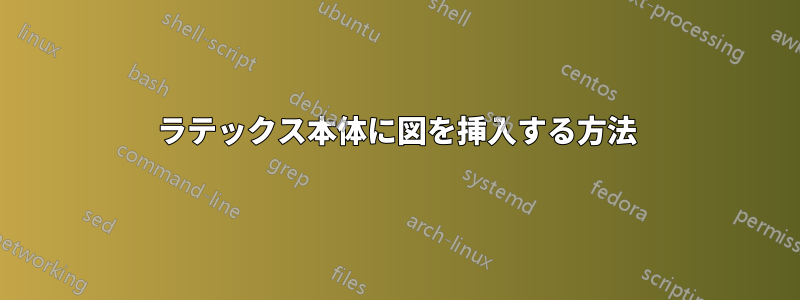 ラテックス本体に図を挿入する方法