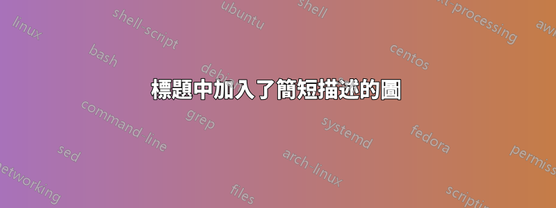 標題中加入了簡短描述的圖