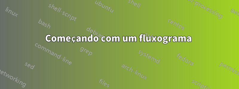 Começando com um fluxograma