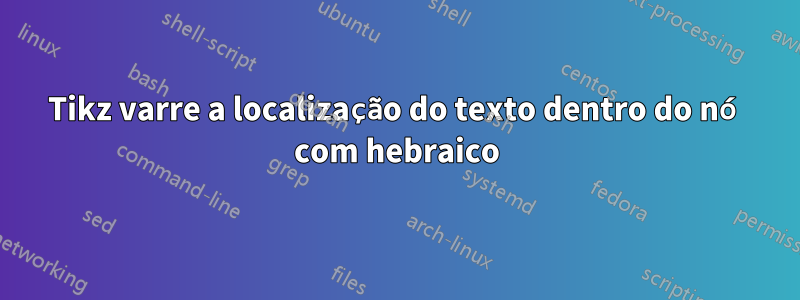 Tikz varre a localização do texto dentro do nó com hebraico